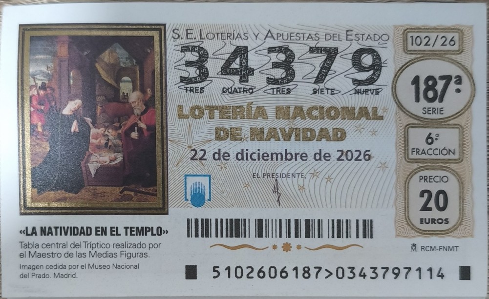 Loteria Nadal 2026 de PBCanet